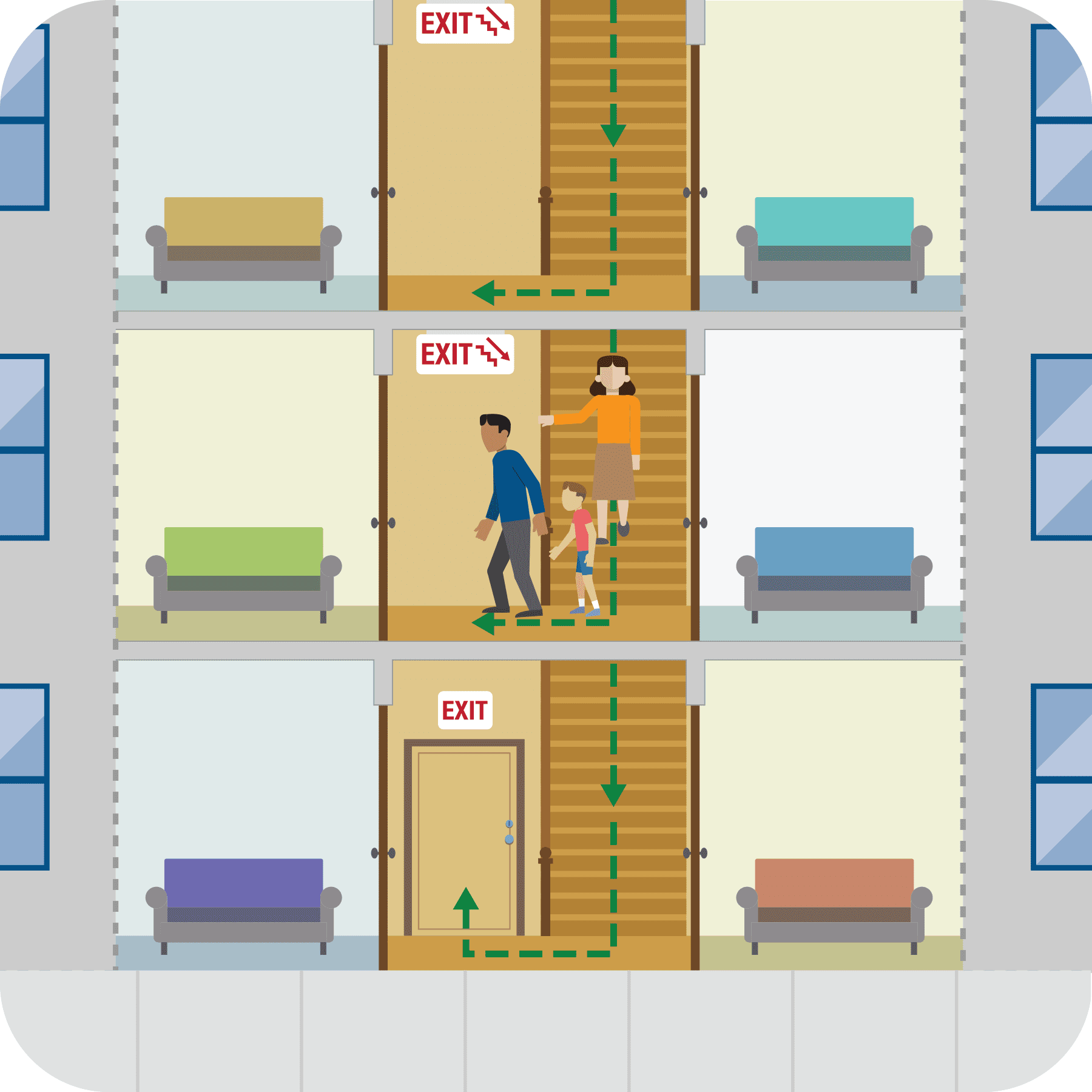 Fire escape plans Fire escape plan