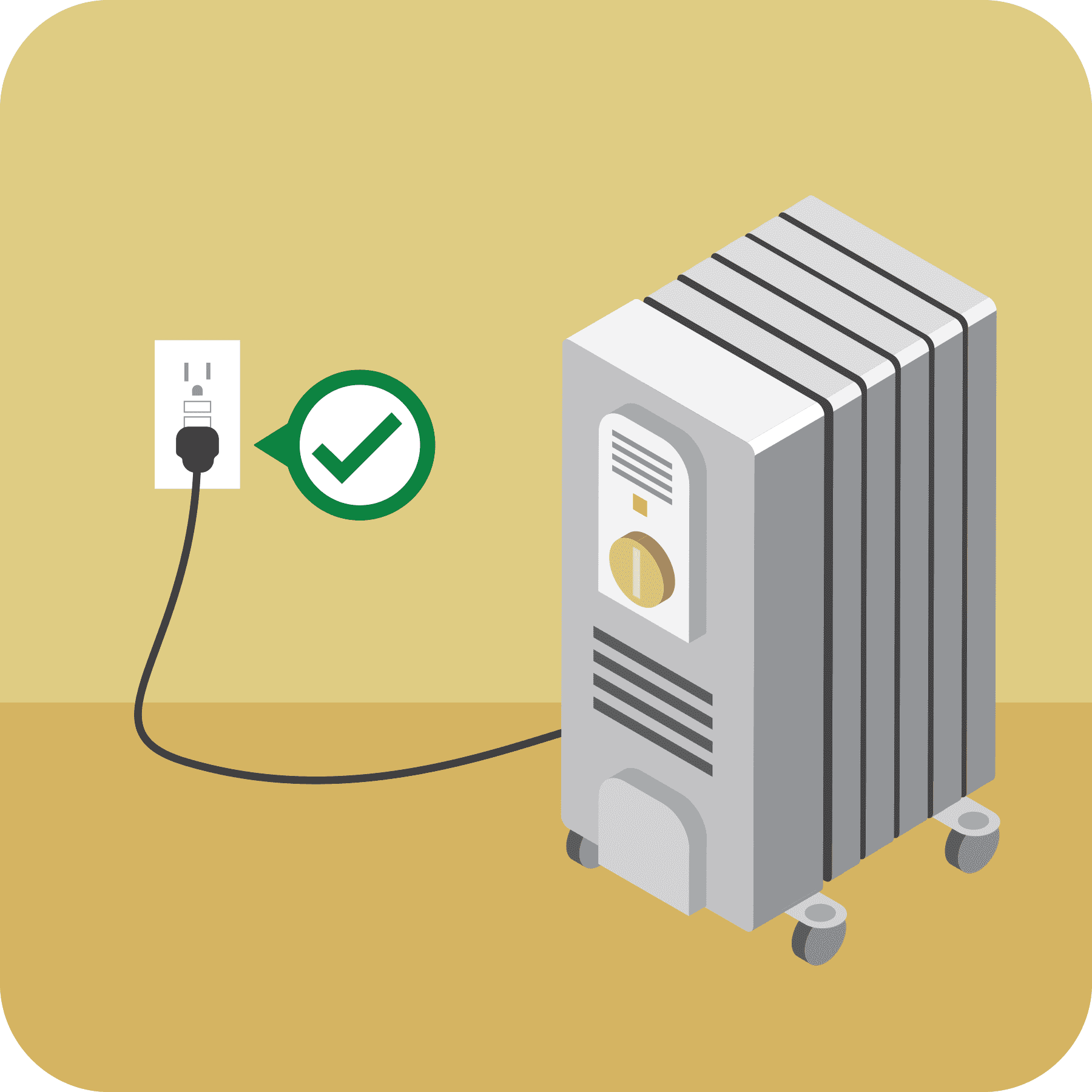 Fire prevention while using space heaters Fire from electric heater