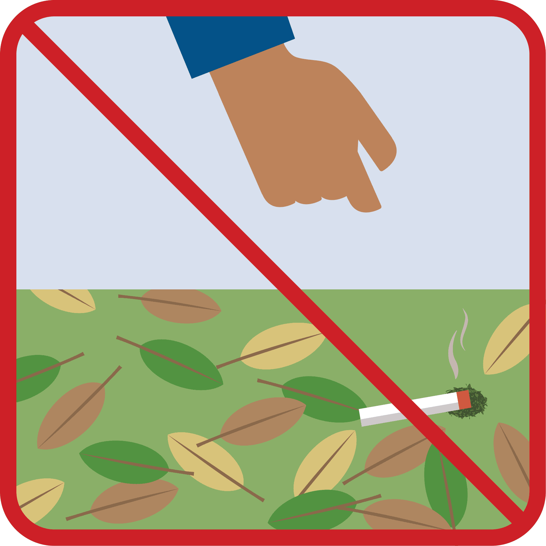 Fire prevention while smoking cigarettes Smoking and fire prevention